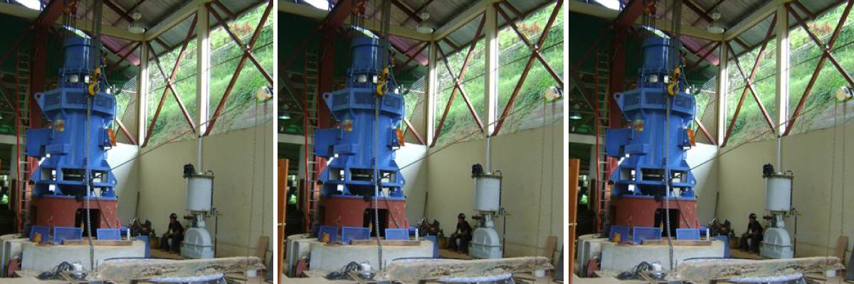 Vertical generator 3250 KVA for hidroelectric plant.  Supply and Installation .